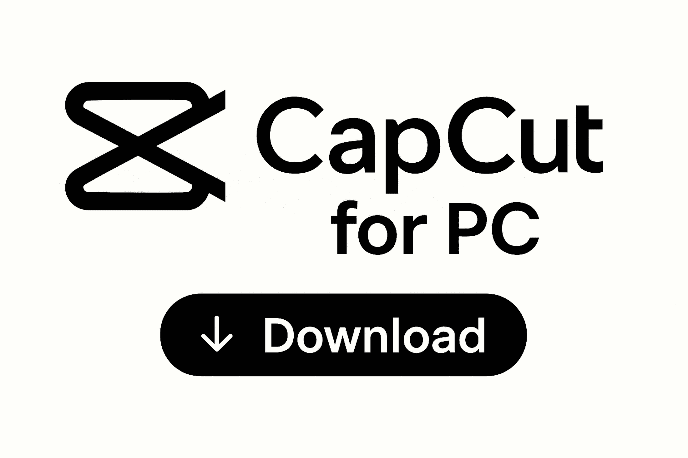 CapCut desktop download page showing the installer interface for Windows and Mac