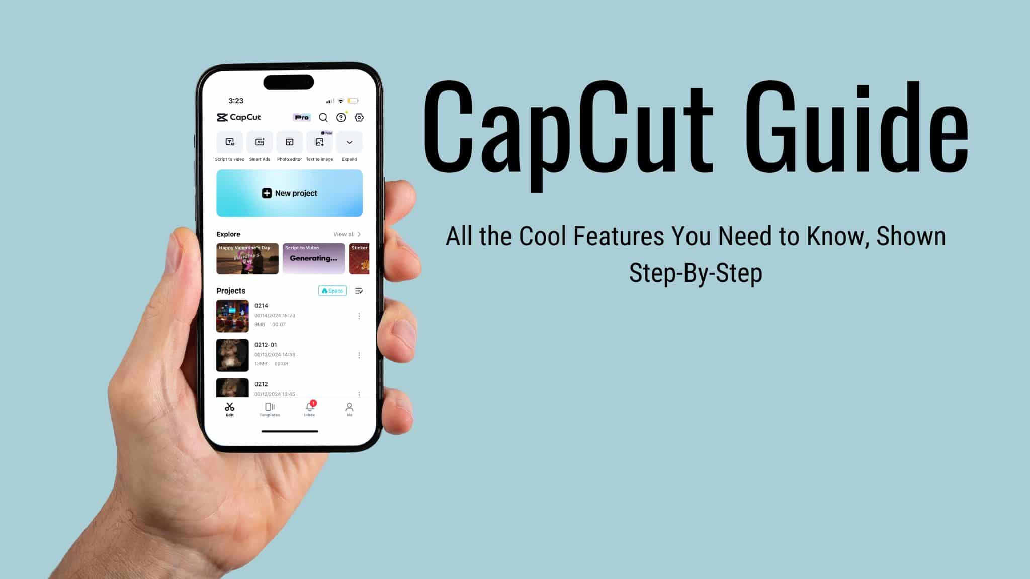 CapCut واجهة تحرير الفيديو تعرض الجدول الزمني ولوحة التأثيرات