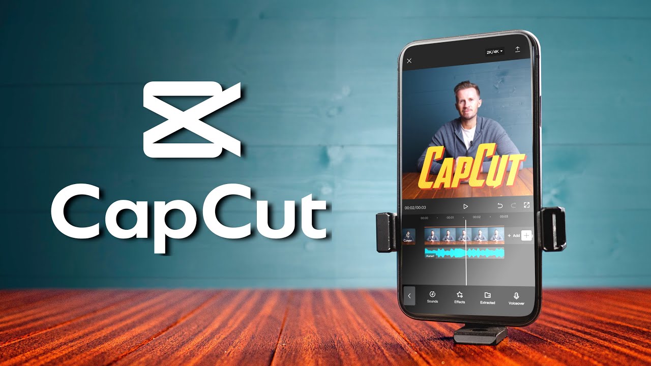 CapCut editor interface showing AI-generated clip being customized with captions and effects